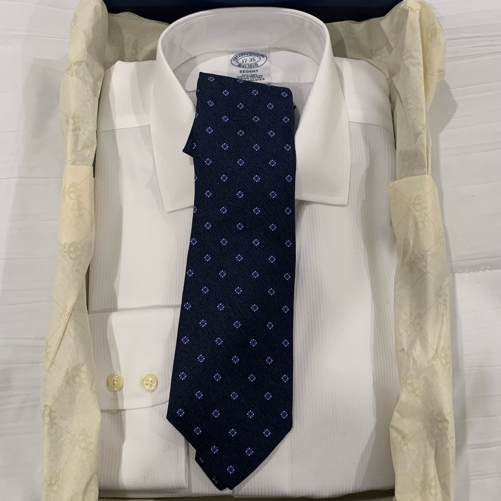 Mens dress shirt and tie